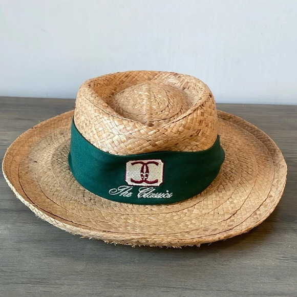 Imperial Other - Imperial, The Classics, Small, collectors vintage straw wide brim hat, golf sun
